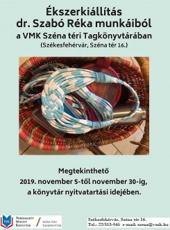 Ékszerkiállítás nyílik dr. Szabó Réka munkáiból a Széna téri Tagkönyvtárban